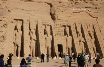 Nefertari Tempel Abu Simbel Nubia Egypt