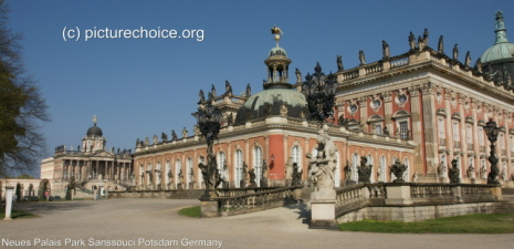 Neues Palais  Sansouci Park Potsdam