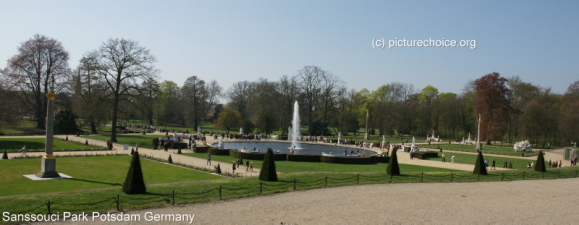 Grosse Fontaine  Sansouci Park Potsdam
